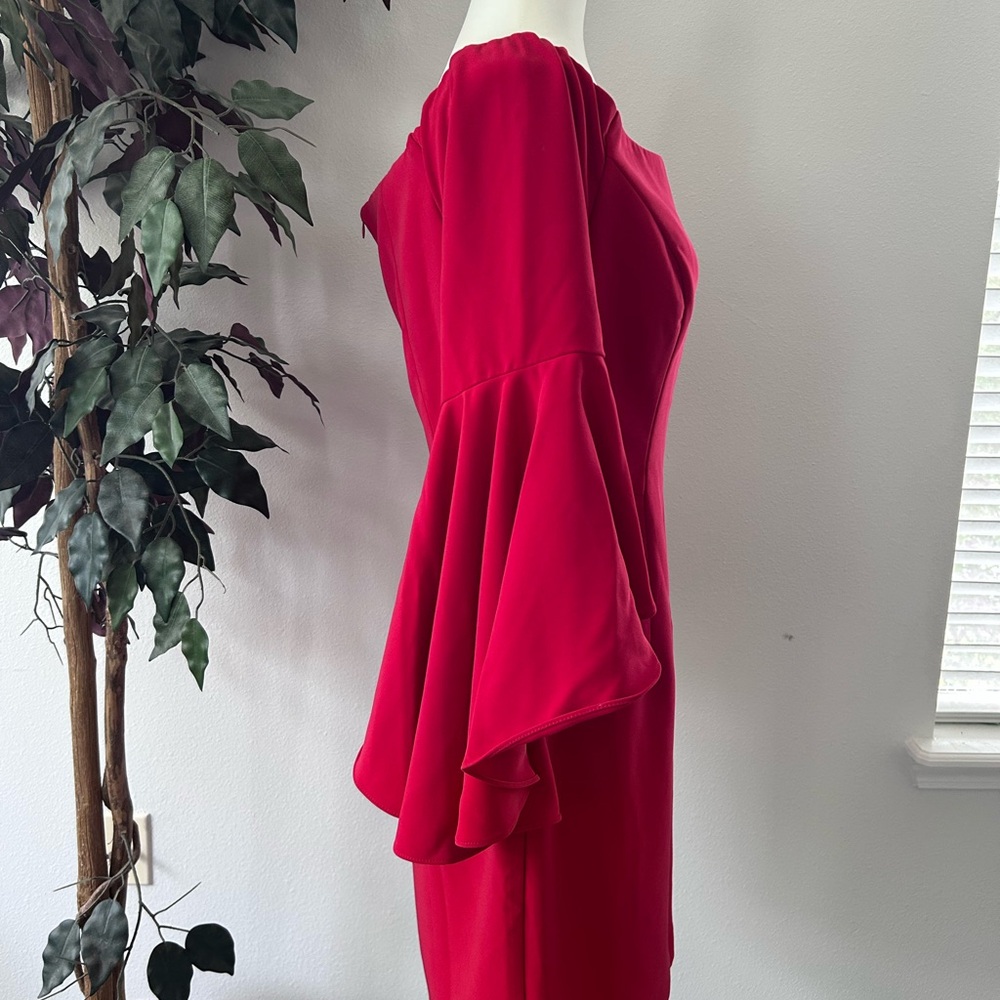 Boston Proper NWT Red Off The Shoulder Dress size 12
#0334 - Picture 2 of 10